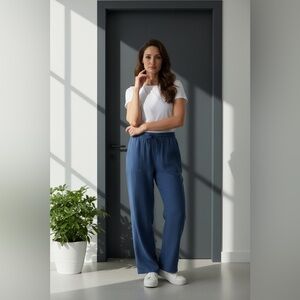 🌿 NWT- Frank and Oak-Relaxed Linen Blend Pull-On Pants 🌿